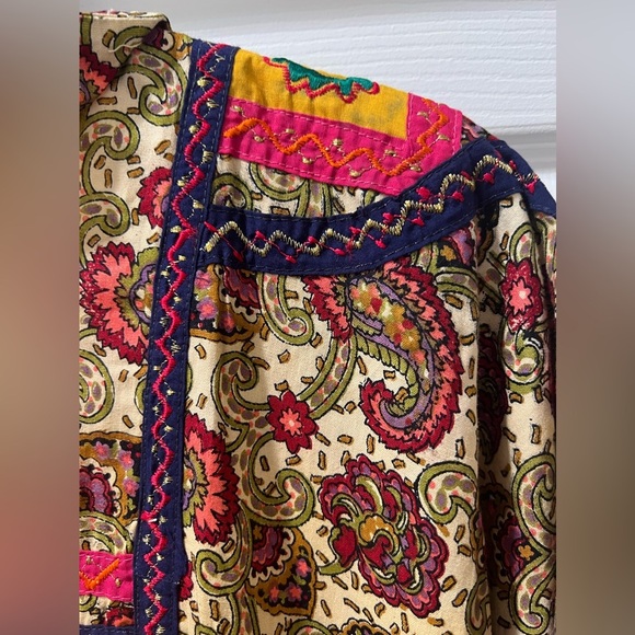 Beautifully Made Indian Kaftan Dress Large Salwar Kameez - Picture 7 of 7